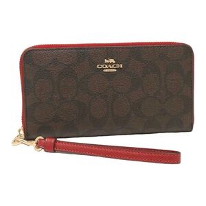 Coach Leather Long Wallet